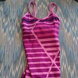 Nike Women's Small pink criss cross tank